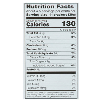Open Nature Crackers Pita Sea Salt - 5 Oz - Image 3
