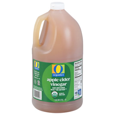 O Organics Vinegar Apple Cider Jug - 1 Gallon - Image 1