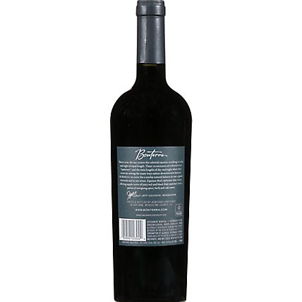 Bonterra Wine Organic Equinox Red California - 750 Ml - Image 4