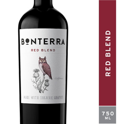 Bonterra Wine Organic Equinox Red California - 750 Ml - Image 1