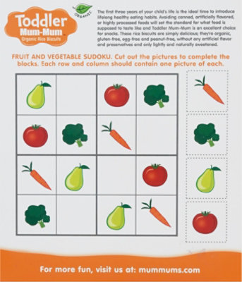 Toddler Mum Mum Org Sweet Potato & Pom - 2.12 Oz - Image 6