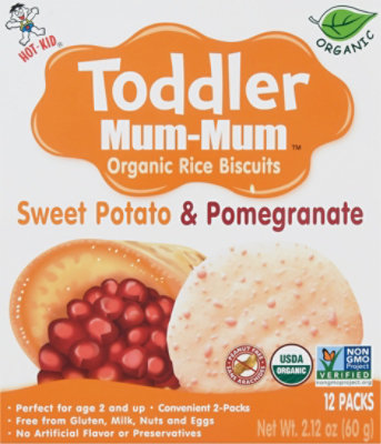 Toddler Mum Mum Org Sweet Potato & Pom - 2.12 Oz - Image 2