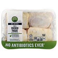 Open Nature Chicken Thighs Bone In - 2.00 LB - Image 1