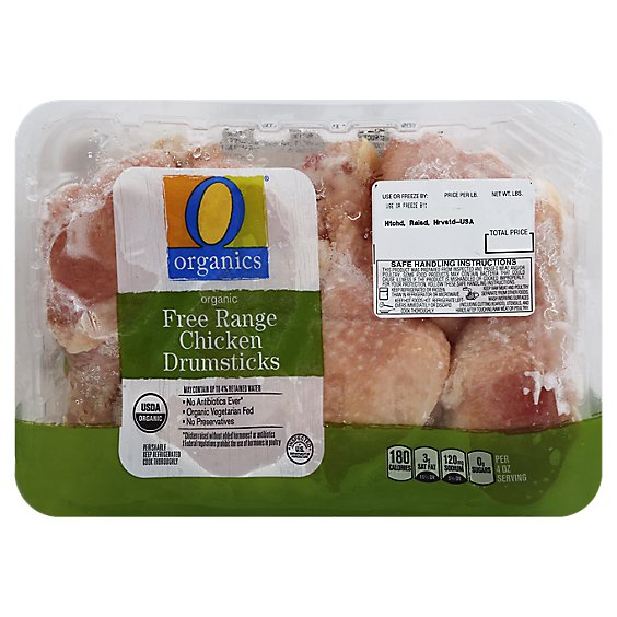 O Organics Organic Chicken Drumsticks - 1.75 LB