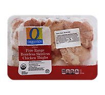 O Organics Organic Chicken Thighs Boneless Skinless - 1.25 LB