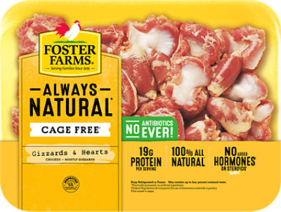 Foster Farms Fresh & Natural Gizzards & Hearts - Lb - Image 1