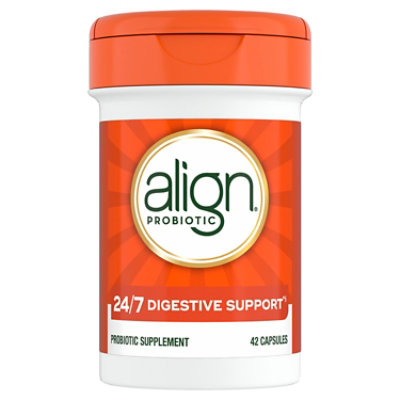 Align Probiotic Supplement Capsules Digestive Support - 42 Count - Image 1