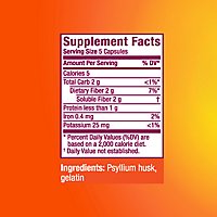 Metamucil 3 In 1 Plant Based Psylium Husk Fiber Supplement MultiHealth Capsules - 300 Count - Image 4