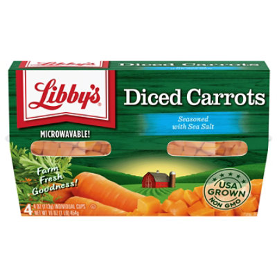 Libbys Carrots Diced Cup - 16 Oz