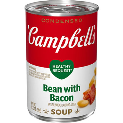 Campbells Healthy Request Soup Bean Bacon - 11.25 Oz