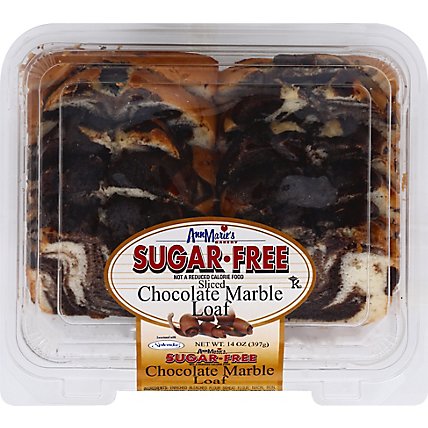 Ann Maries Sugar Free Sliced Chocolate Marble Loaf - 14 Oz. - Image 1