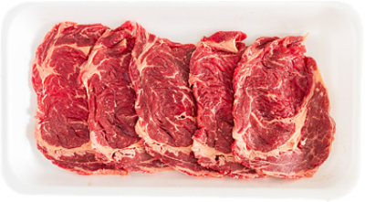 Amigos Beef Ribeye Steak Wafer Thin Sliced - Lb - Image 1