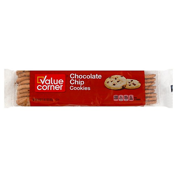 Value Corner Cookies Chocolate Chip Wrapper 12 Count - 18 Oz