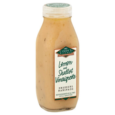 Cindys Kitchen Dressing Marinade Lemon & Shallot Vinaigrette Bottle - 16 Fl. Oz. - Image 1