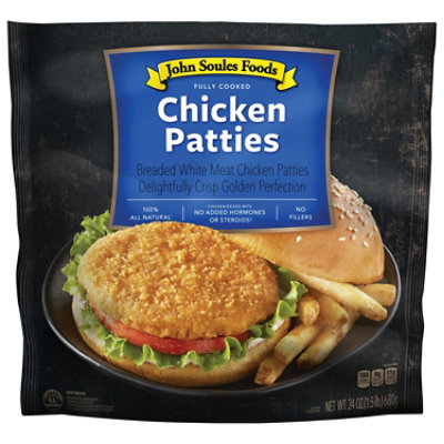 John Soules Fully Cooked Chicken Patties - 1.5 Lb - Image 2