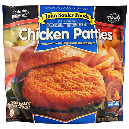 John Soules Fully Cooked Chicken Patties - 1.5 Lb - Image 2
