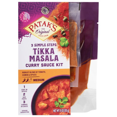 Pataks Tikki Masala Dinner Kit - 11 Oz - Image 3