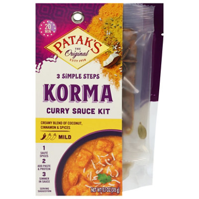 Pataks Korma Dinner Kit - 11 Oz