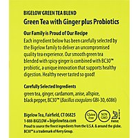 Bigelow Tea Bags Green With Ginger Plus Probiotics 18 Count - 0.90 Oz - Image 3