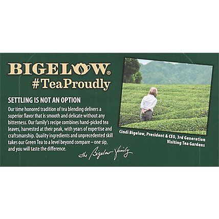 Bigelow Tea Bags Green With Ginger Plus Probiotics 18 Count - 0.90 Oz - Image 5