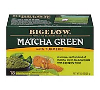 Bigelow Tea Bags Green Matcha With Turmeric 18 Count - 0.82 Oz