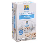 O Organics Organic Cookies Animal Vanilla Box - 8-1 Oz