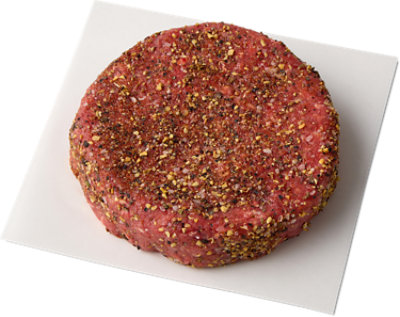 Meat Counter Ground Beef Hamburger Patties 93% Lean 7% Fat With Bourbon & Black Pepper - 2 Lb. - Image 1