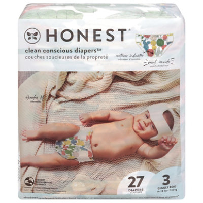 Honest Diaper Sz3 Panda - 27 Count - Image 2