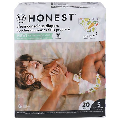 Honest Diapers Sz5 Panda - 20 Count