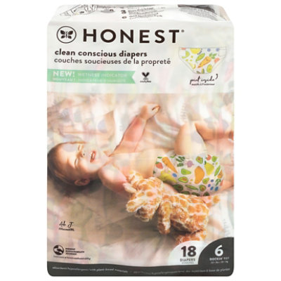 Honest Diapers Sz6 Panda - 18 Count - Image 3