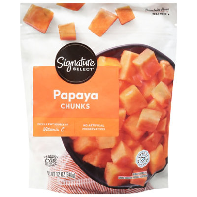 【未開封】MAJOR PAPAYA PACK 500g 即日発送 Signature SELECT Papaya Chunks - 12 Oz - safeway