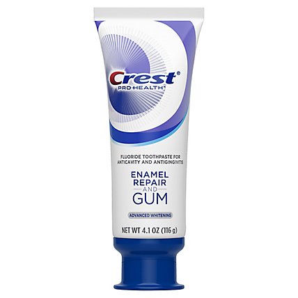 Crest Pro-Health Enamel Repair & Gum Advanced Whitening Anticavity Fluoride Toothpaste - 4.1 Oz - Image 2