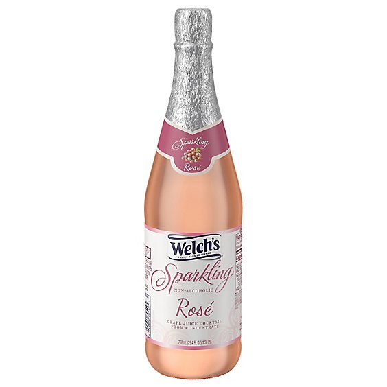 Welchs Juice Cocktail Grape Sparkling Rose - 25.4 Fl. Oz.