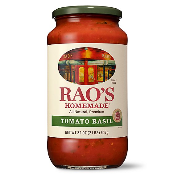 Raos Sauce Tomato Basil - 32 Oz