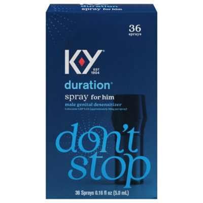 K-Y Duration Genital Desensitizer Spray For Male - 0.16 Fl. Oz. - jewelosco