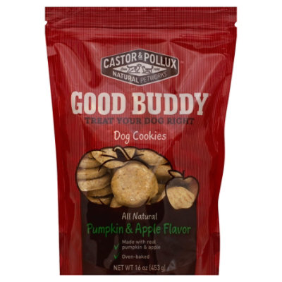 Castor & Pollux Good Buddy Dog Cookies Pumpkin & Apple Flavor Pouch - 16 Oz - Image 1