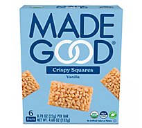 Madegood Rice Crispy Squares Vanilla Box - 4.68 Oz