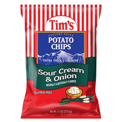 Tims Sour Cream And Onion Chips - 7.5 Oz - Image 3