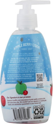 Signature Care Hand Soap Apple Berry Cider - 10 Fl. Oz. - Image 5