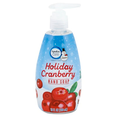 Signature Select Seasn Hansoap Liq Holiday Cranberry - Each