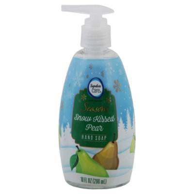 Signature Care Hand Soap Snow Kissed Pear - 10 Fl. Oz. - Image 3