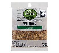Open Nature Walnuts Chopped Bag - 2.3 Oz