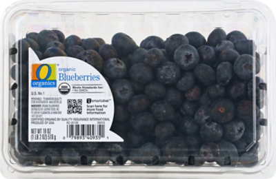 O Organics Blueberries - 18 Oz