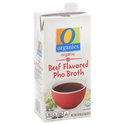 O Organics Organic Broth Pho Beef Flavored - 32 Oz - Tom Thumb