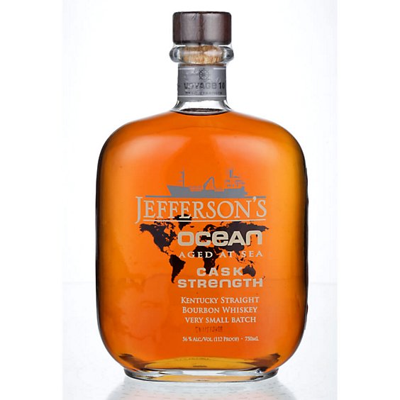 Jerfferson's Ocean Cask Strength Bourbon Whiskey - 750 Ml