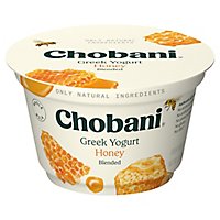 Chobani Yogurt Greek Whole Milk Blended Honey & Cream Cup - 5.3 Oz - Image 1