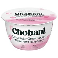 Chobani Yogurt Greek Less Sugar Willamette Raspberry - 5.3 Oz - Image 2