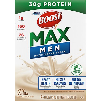 BOOST Max Nutritional Shake Very Vanilla - 4-11 Fl. Oz. - Image 2