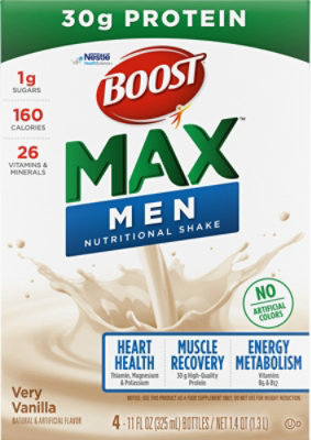BOOST Max Nutritional Shake Very Vanilla - 4-11 Fl. Oz. - Image 2