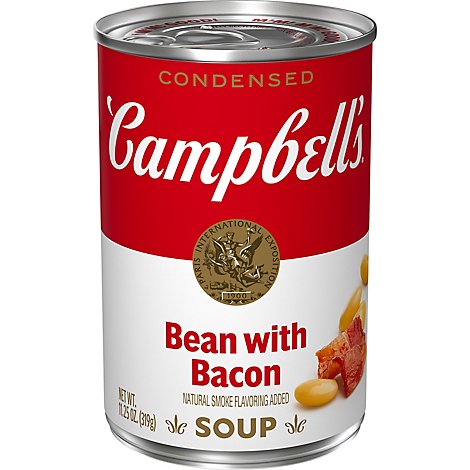 Campbells Condensed Soup Bean & Bacon - 11.25 Oz